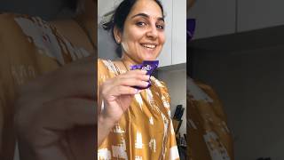 Aaj ghar pe banayi 🍫 chocolate peanut chikki snacks recipe adayinmylife food shorts [upl. by Nosyerg]