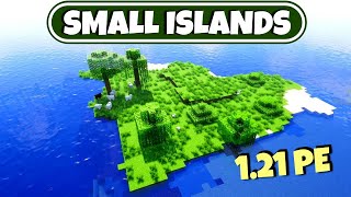 TOP 3 Minecraft SMALL SURVIVAL ISLAND SEEDS BEDROCK 121 Seeds Minecraft 121 Bedrock [upl. by Yantruoc]