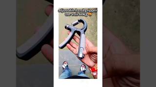 adjustable hand gripper use wait 60kg rap 7 shorts [upl. by Paulita]