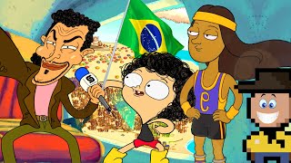 O DESENHO BRASILEIRO E A BALADA FINAL O Irmão do Jorel e o Jogo Mais Importante da Galáxia Cap 3 [upl. by Nerehs56]