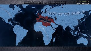 The Roman Empire vs The World  Hoi4 No Step Back Timelapse [upl. by Luap629]