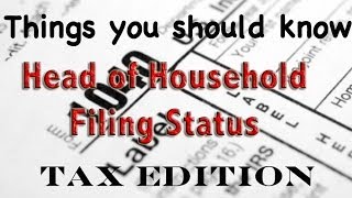 TYSK Tax Edition quotHead of Household Filing Statusquot [upl. by Jacobba]