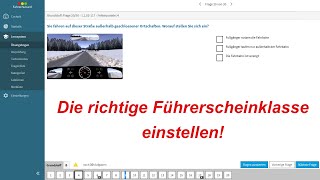 Fahrschulcard  Führerscheinklassen einstellen  Lernen für die Theorieprüfung  Führerschein [upl. by Gayner]