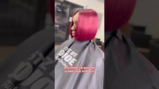 Blunt Cut Bob quickweave glueless haircolor [upl. by Heintz]