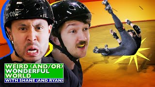 Shane amp Ryan Are Bad At Roller Derby • Weird Wonderful World [upl. by Wolfgang]