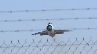 MiG21 Fishbed  Startup LOW Approaches and Shut Down [upl. by Fen]