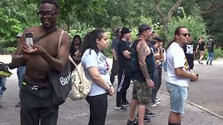 Obscene Humanity  name of song  Tompkins Sq Park NYC Jul 28 2024 [upl. by Nyrek]