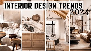 INTERIOR DESIGN TRENDS FOR 2024  HOME DECOR  DESIGN  PROJECTED TRENDS [upl. by Inalial377]