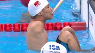 Swimming  Mens 100m Backstroke S6 heat 1  Rio 2016 Paralympic Games [upl. by Hume]