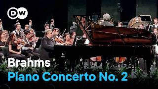 Brahms Piano Concerto No 2  Yefim Bronfman Antonio Pappano and the Verbier Festival Orchestra [upl. by Onek987]