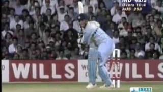 Sachin Tendulkar 90 Bombay v AUS 1996 WC [upl. by Holbrooke214]