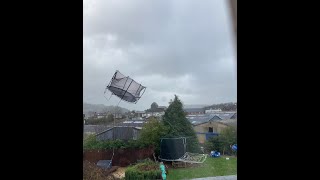 Crazy Storm Eunice in the Netherlands and the UK 2022 February 18  Stay Safe [upl. by Rutledge344]