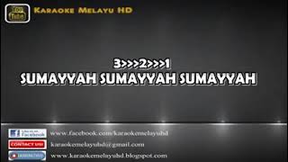 Sumayyah Karaoke Version  Hijjaz [upl. by Turrell168]