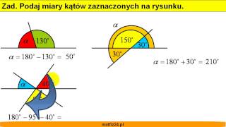 Miary i obliczanie kątów  Zadanie  Matfiz24pl [upl. by Nodnorb]