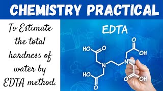 To Estimate the Total hardness of water by EDTA method  Chemistry Pratical [upl. by Eelesor946]