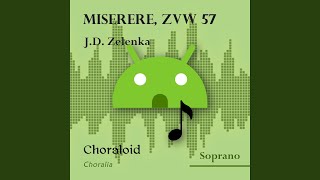 Miserere ZVW 57 Sicut erat Voice with metronome [upl. by Adnarram]