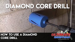 How to use a diamond core drill [upl. by Orelle]