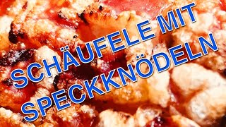 DUTCH OVEN SCHÄUFELE mit Speckknödeln — Klaus grillt [upl. by Zacharia]