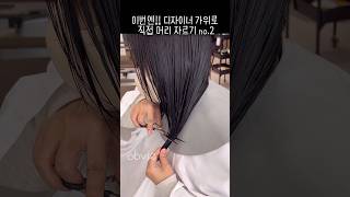 직접 머리 잘라보고싶으면 말씀하세요 태슬컷 단발머리스타일 단발스타일링 단발좌 단발머리 koreanhair koreanhairstyle 셀프헤어 [upl. by Ahsotal]