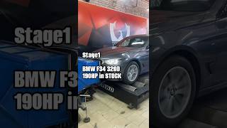 Stage1 BMW F34 320D 190 hp Stock [upl. by Lenes]