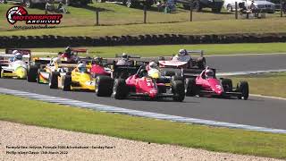 Phillip Island Classic 2022  Formula One Indycar Formula 5000 Saturday amp Sunday [upl. by Saundra]