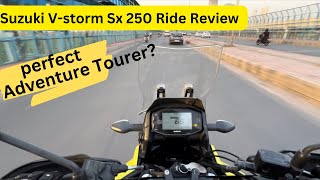 Suzuki VStorm SX 250 Ride Review  Is it perfect Adventure Tourer bike [upl. by Syl691]