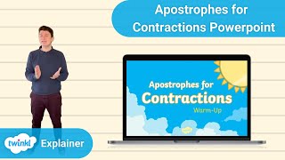 Twinkl Teaches KS1  Apostrophes for Contractions [upl. by Monsour]