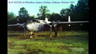 B25 MITCHELL quotSpecial Deliveryquot N9090Z amp N3525G  4th of 4 vids  Missing Link  Wheelless Airport [upl. by Lynde]