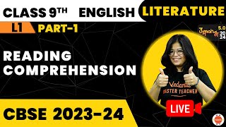 Class 9 English Reading Comprehension  CBSE Class 9th English Preparation  CBSE 2024 Exam [upl. by Estevan]