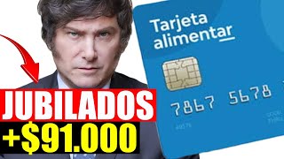 💲91000 “Preparan” Tarjeta Alimentar para Jubilados de ANSES en 2024 Últimas Noticias [upl. by Gnolb86]