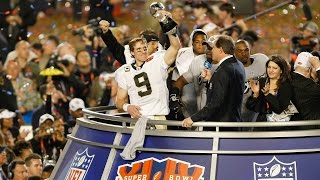 Super Bowl XLIV Saints vs Colts highlights [upl. by Pinelli]