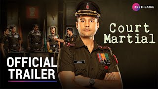 Court Martial  Official Trailer  Rajeev Khandelwal  Legal Drama  Zee Theatre [upl. by Tertia]