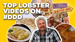 Top 5 Craziest DDD Lobster Videos with Guy Fieri  Diners DriveIns and Dives  Food Network [upl. by Bendicta]