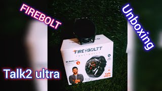 Firebolt talk2 unboxing smartwatch blueninjav [upl. by Younger]