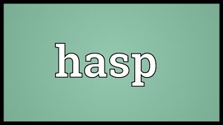 Hasp Meaning [upl. by Debo]