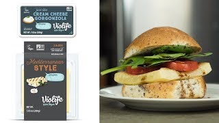 Violife Vegan Cheese Taste Test  Gorgonzola and Halloumi Review [upl. by Sirap]