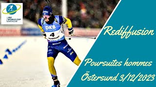 BIATHLON 2023 POURSUITE HOMMES OSTERSUND 2023 [upl. by Ketty778]