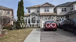 548 Dansbury drive House for Rent I Waterloo [upl. by Enialb]