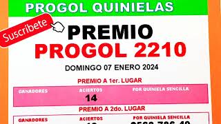 PREMIO Progol 2210  Progol Revancha 2210 PREMIO  progol2210  progol2210  progol2211 [upl. by Hedveh]