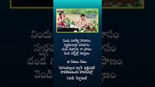 Nindu noorella Savasam lyrics  Pranam movie  Allari Naresh music love song titletrack trend [upl. by Atekihs101]