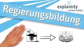 Regierungsbildung einfach erklärt explainity® Erklärvideo [upl. by Marozik]