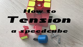 How to Tension a Speed Cube [upl. by Turnheim]