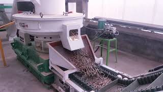 2021 rotexmaster hot sale 154th wood pellet machine display [upl. by Ahsiei921]