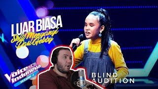 REACTION Gebby  Seperti Yang Kau Minta  Blind Auditions  The Voice Kids Indonesia Season 4 [upl. by Aniehs]