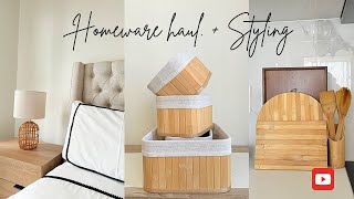 Let’s reset amp Organise  TEMU Homeware Haul amp Styling [upl. by Adnarrim]