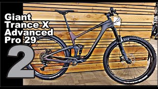 2021 Giant Trance X Advanced Pro 29 2  Carbon Trail Full suspension with carbon wheels under 6k [upl. by Anauqahc]