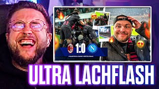 ULTRA LACHFLASH 🤣 Ac Milan vs Neapel STADION VLOG Reaction 🔥 Tisi Schubech Stream Highlights [upl. by Noda]