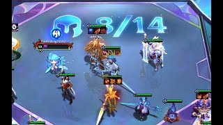 INSANE LUCK 14 Units  3 stars Kayle Tft set 55 [upl. by Brock769]