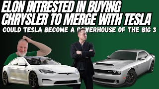 Elon Interested In Chrysler Could Tesla And Chrysler Merge To Form A Powerhouse And Block BYD [upl. by Felipe]