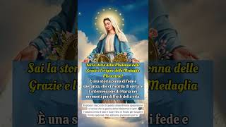 Sai la storia della Madonna delle Grazie e l’origine della Medaglia Miracolosa maria shorts [upl. by Alil]